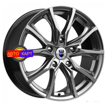 7,5x17/5x112 ET45 D66,6 Твист (КС697М) Дарк платинум
