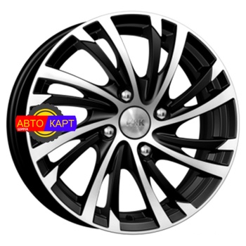 6x15/4x100 ET50 D60,1 Мейола-оригинал (КС643) Алмаз черный КС643