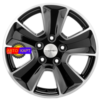 6,5x16/5x114,3 ET50 D66,1 KHW1601 (Renault/Nissan) Black-FP