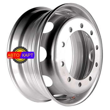 9x22,5/10x335 ET157 D281 M22 Silver (2266А) (18 мм) Самосвал