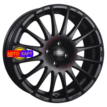 8x17/5x112 ET35 D75 Superturismo GT Matt Black + Red Lettering