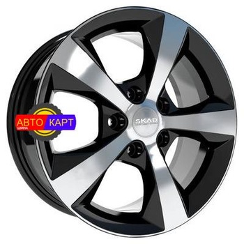 7x16/5x114,3 ET45 D60,1 Кельн (КЛ258) Алмаз (АРС 014 black)