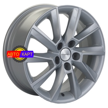 6x15/5x100 ET38 D57,1 KHW1507 (Rapid/Fabia) F-Silver