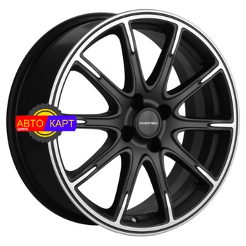 6,5x17/4x100 ET49 D54,1 KHW1707 (KIA Rio I/II Solaris I/II) Black-FP matt