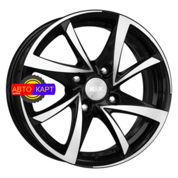 6,5x15/4x100 ET40 D60,1 Игуана (КС546) Алмаз черный