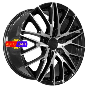 8x18/5x112 ET40 D66,5 5411 Gloss Black Machine Face (PDW)