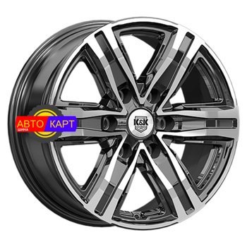 7,5x17/6x139,7 ET25 D106,1 R8 (КС1174) Алмаз черный