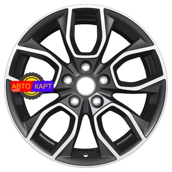7x17/5x112 ET40 D57,1 KHW1713 (Kodiaq/Tiguan) Black-FP
