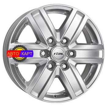 7x17/6x139,7 ET22 D100,1 Transporter 6 Polar Silver