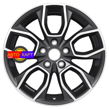 7x17/5x112 ET45 D57,1 KHW1713 (Karoq) Black-FP