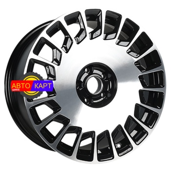 8x18/5x112 ET40 D66,56 ULF-R24 Black Machine Face (ZJH) FlowForming