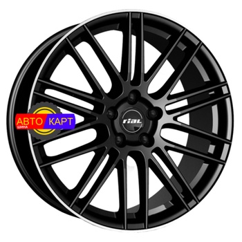 9x20/5x112 ET20 D66,5 KiboX Diamant black lip polished