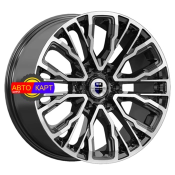 8,5x19/6x139,7 ET36 D100,1 Кортес (КС1102) Алмаз черный