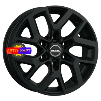 8x18/6x139,7 ET53 D92,3 Gravel Matt Black