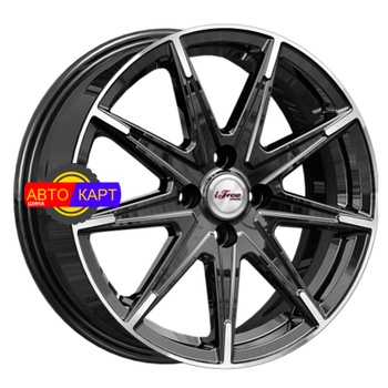 6x16/4x100 ET45 D54,1 Хит (КС1081) Блэк Джек
