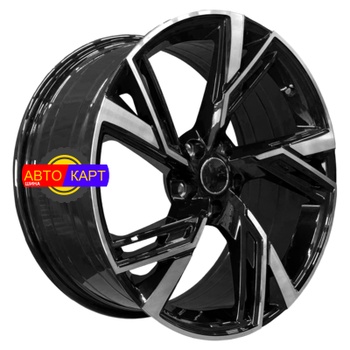 8,5x19/5x112 ET35 D66,45 1071 Gloss Black Machine Face (PDW)