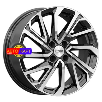 6,5x16/4x100 ET37 D60,1 Неом (Sandero Stepway) (КС1172) Алмаз черный